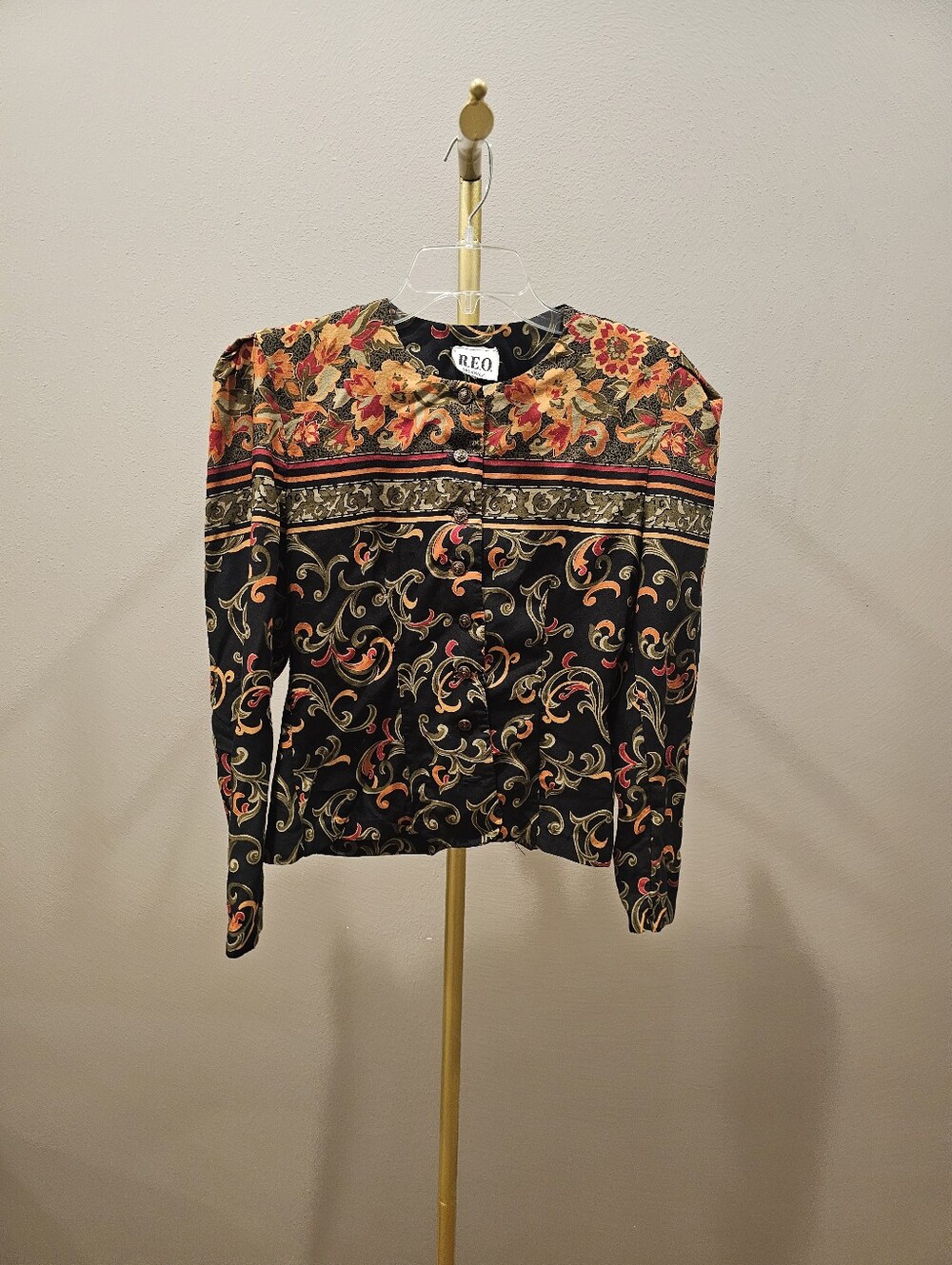 Vintage REO Button Up Blouse
